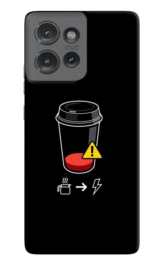 Coffee Moto Edge 50 Hard Case Back Cover by Casekaro