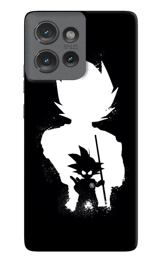 Goku Shadow Moto Edge 50 Hard Case Back Cover by Casekaro