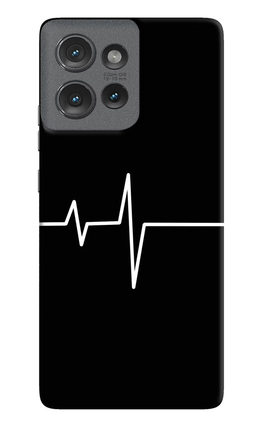 Heart Beats Moto Edge 50 Hard Case Back Cover by Casekaro