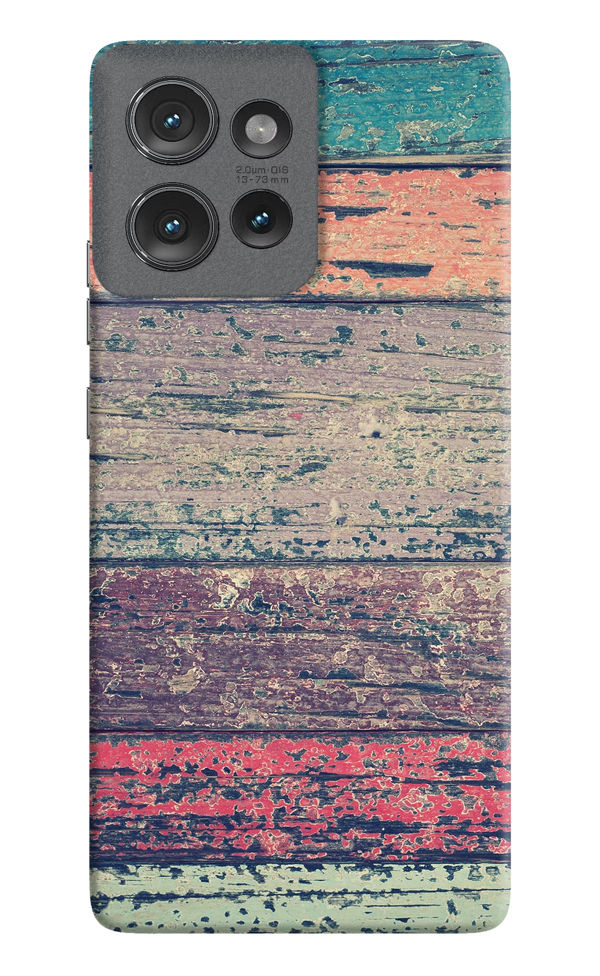 Colourful Wall Moto Edge 50 Hard Case Back Cover by Casekaro