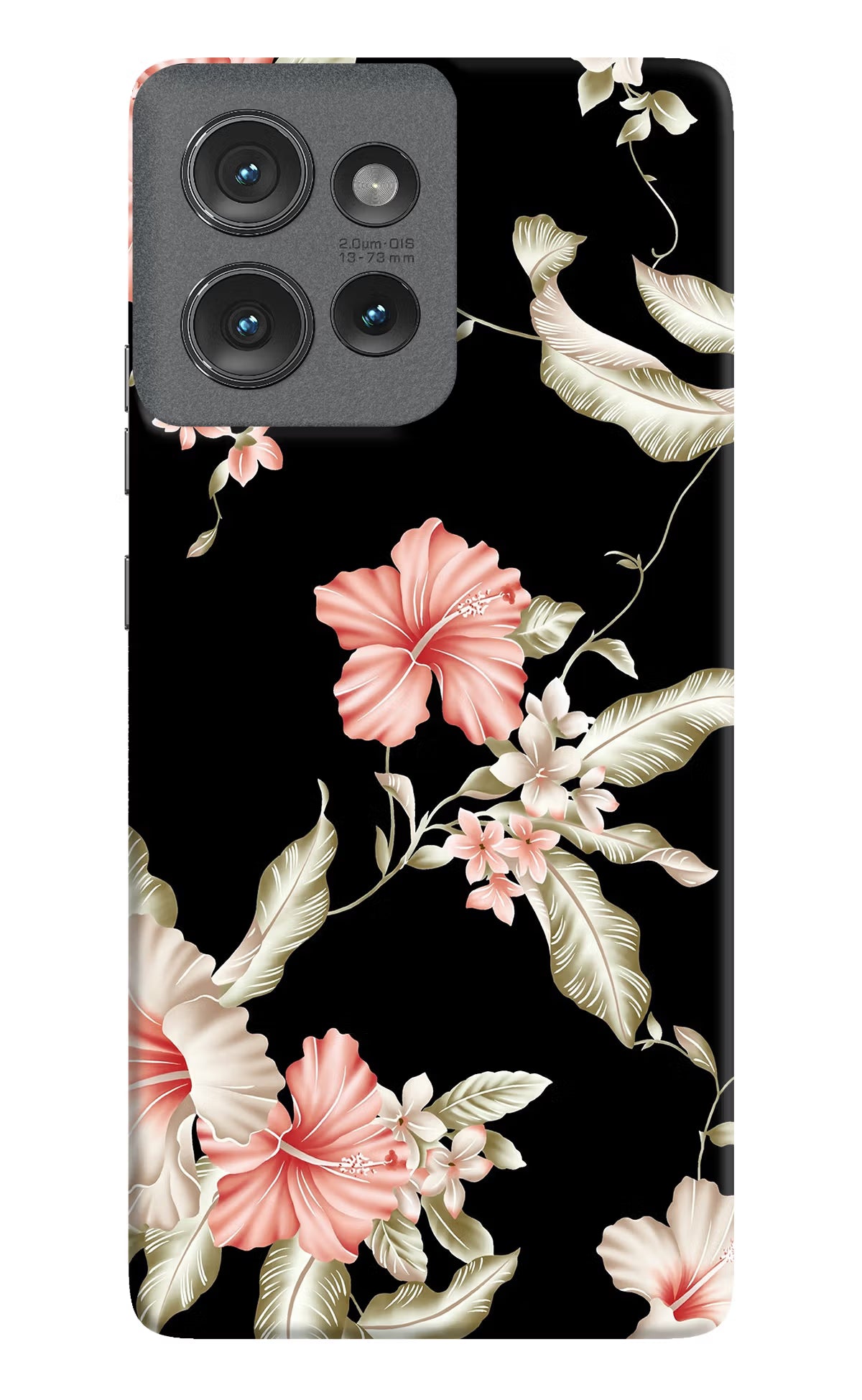 Flowers Moto Edge 50 Hard Case Back Cover by Casekaro