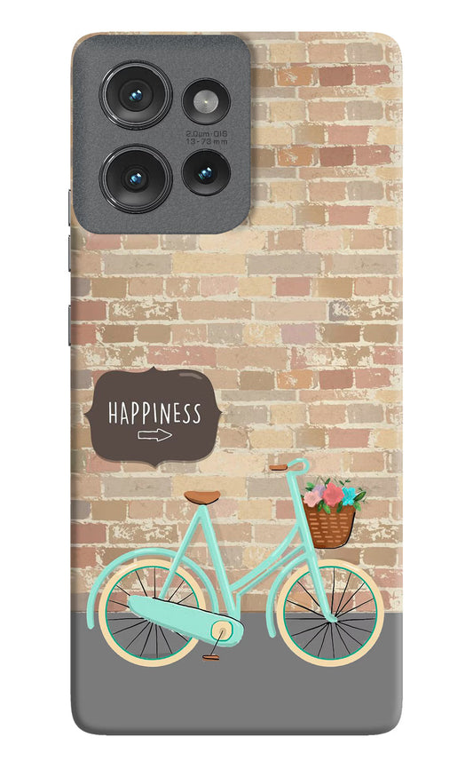 Happiness Artwork Moto Edge 50 Hard Case Back Cover by Casekaro