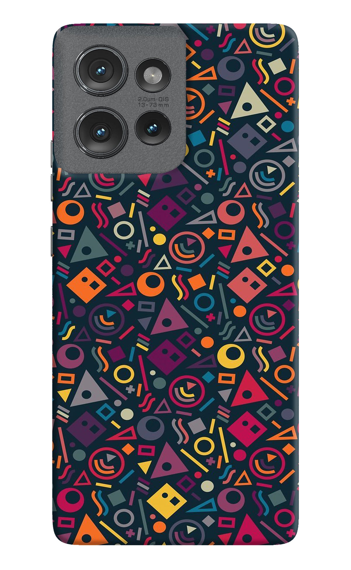 Geometric Abstract Moto Edge 50 Back Cover