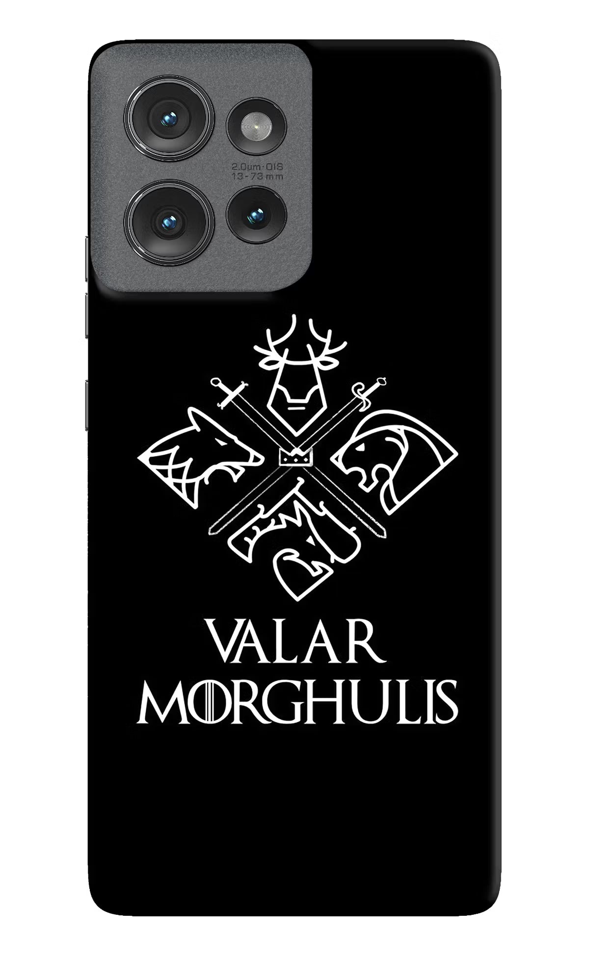 Valar Morghulis | Game Of Thrones Moto Edge 50 Hard Case Back Cover by Casekaro