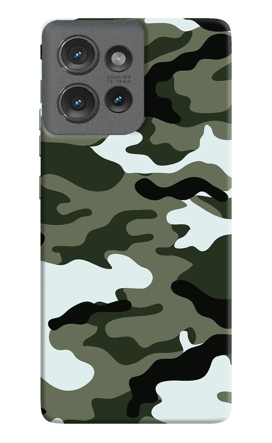 Camouflage Moto Edge 50 Hard Case Back Cover by Casekaro