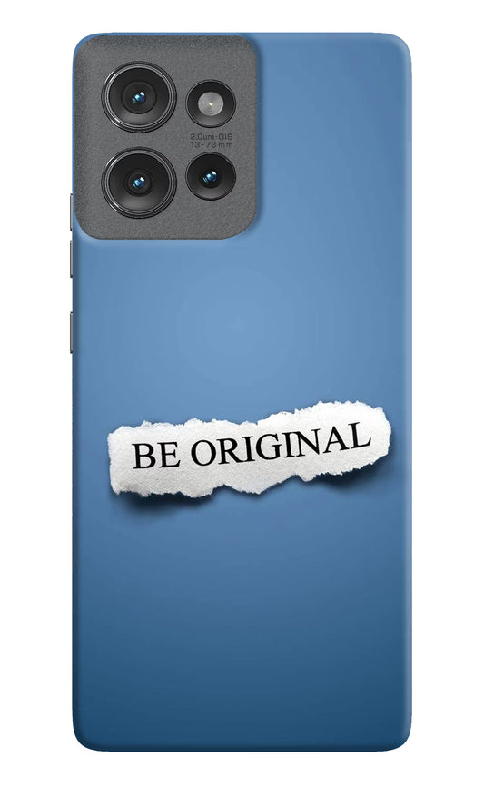 Be Original Moto Edge 50 Hard Case Back Cover by Casekaro