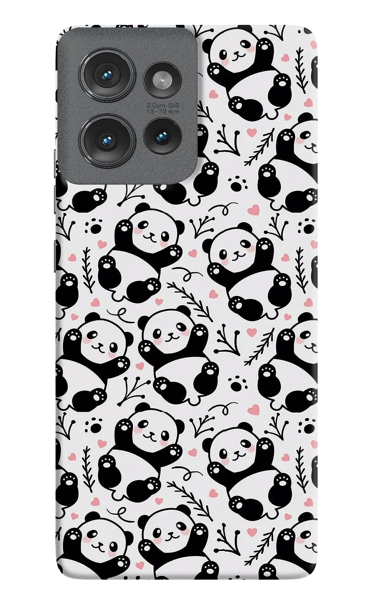 Cute Panda Moto Edge 50 Back Cover