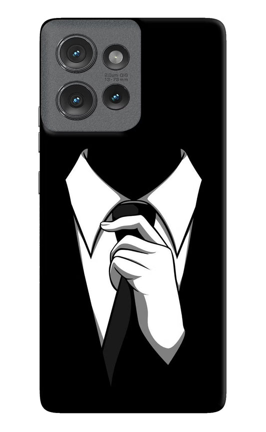 Black Tie Moto Edge 50 Hard Case Back Cover by Casekaro