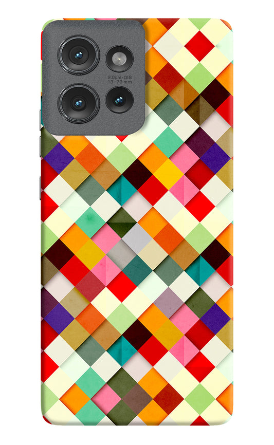 Geometric Abstract Colorful Moto Edge 50 Back Cover