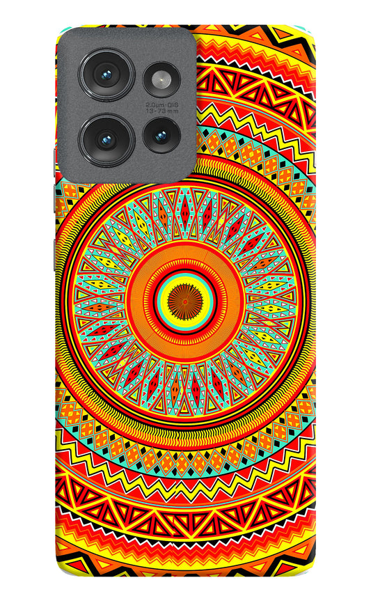 Mandala Pattern Moto Edge 50 Back Cover