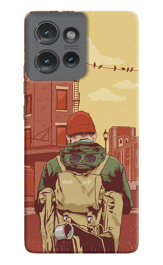 Adventurous Moto Edge 50 Hard Case Back Cover by Casekaro