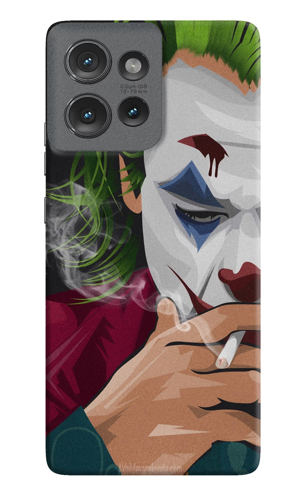 Joker Smoking Moto Edge 50 Hard Case Back Cover by Casekaro