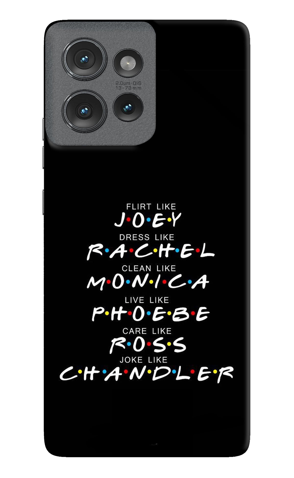 FRIENDS Character Moto Edge 50 Back Cover