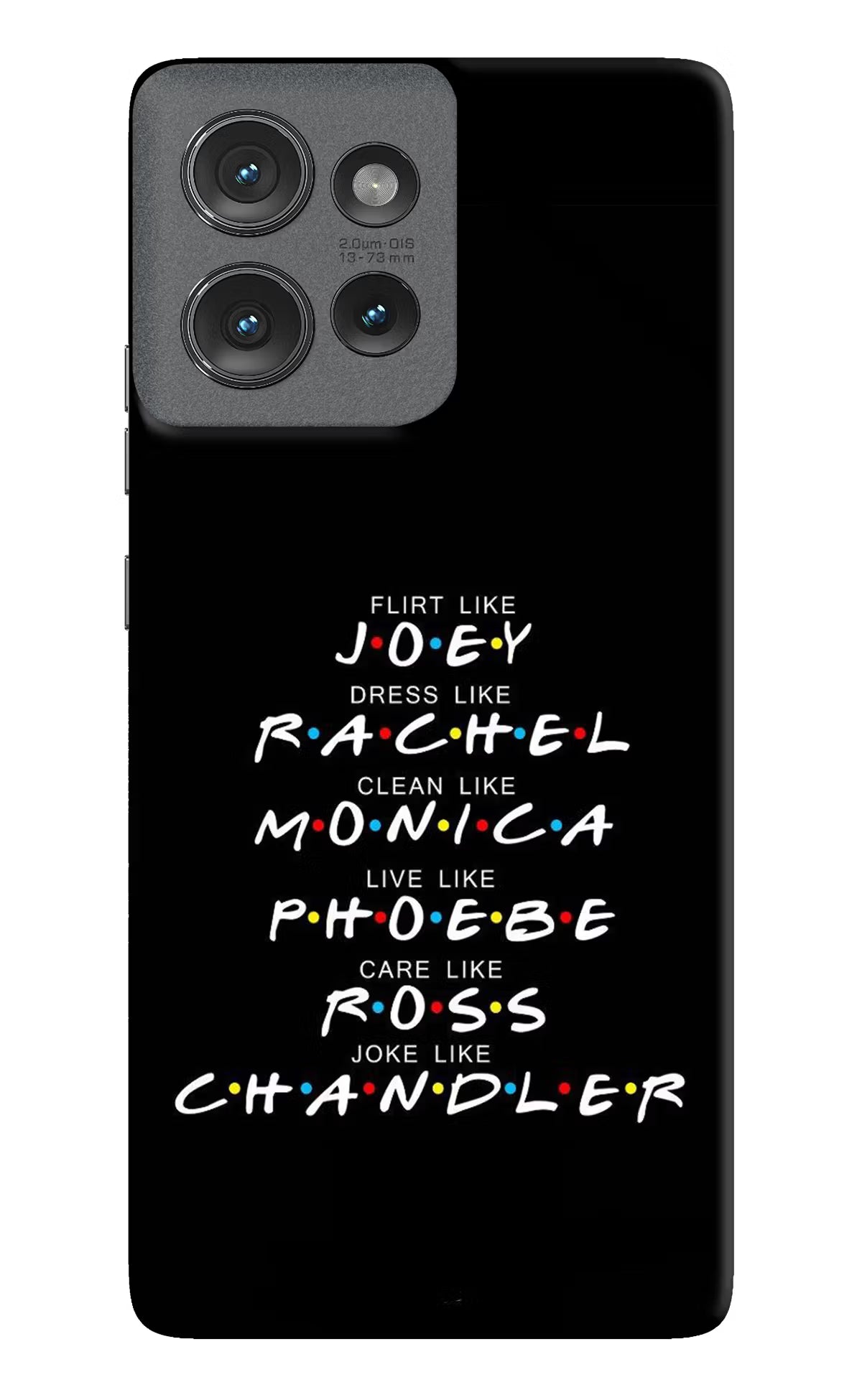 FRIENDS Character Moto Edge 50 Hard Case Back Cover by Casekaro