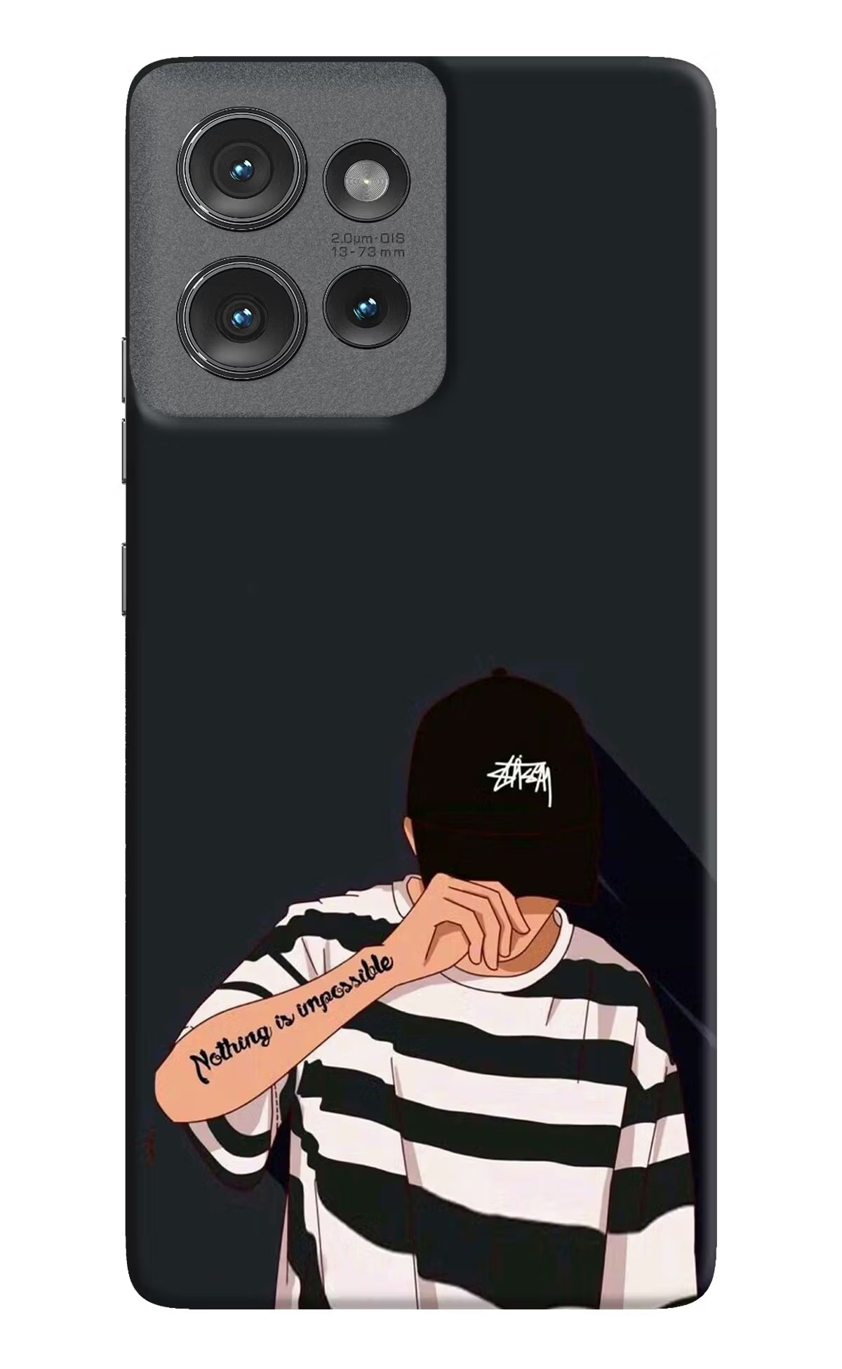 Aesthetic Boy Moto Edge 50 Hard Case Back Cover by Casekaro