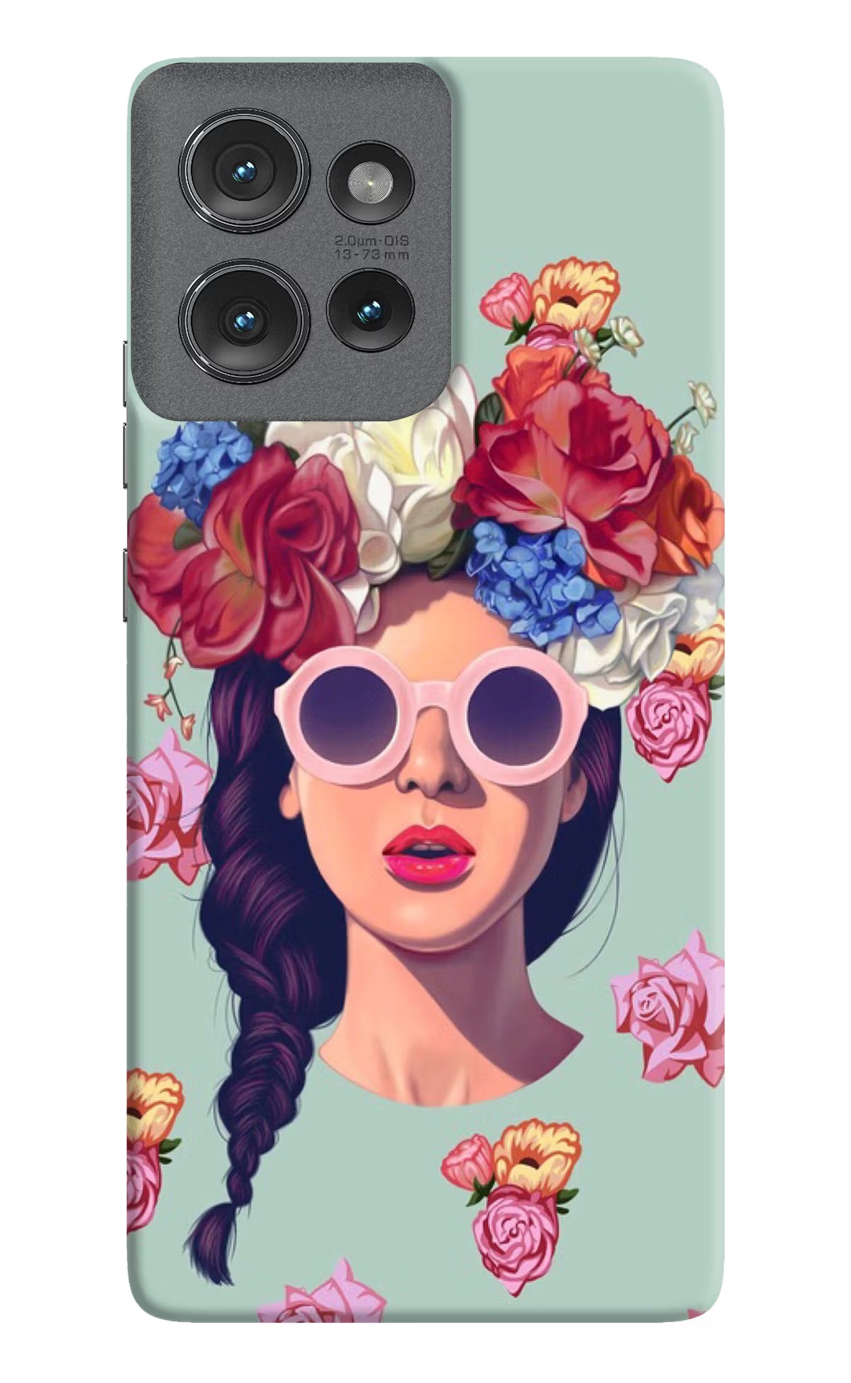Pretty Girl Moto Edge 50 Hard Case Back Cover by Casekaro