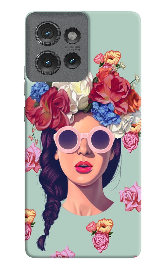 Pretty Girl Moto Edge 50 Hard Case Back Cover by Casekaro