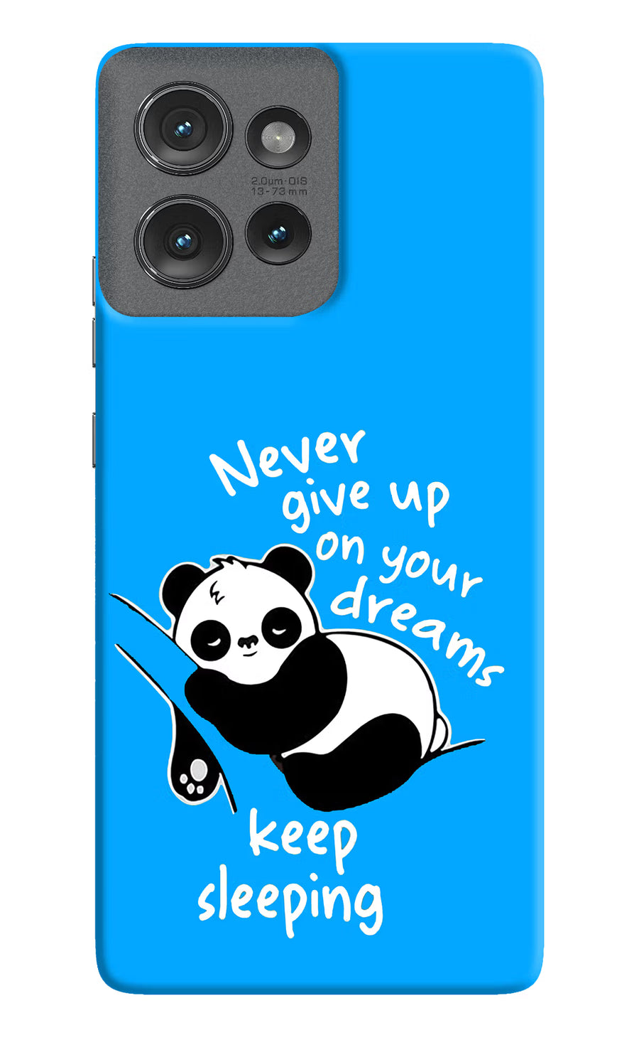 Keep Sleeping Moto Edge 50 Back Cover, Hard case