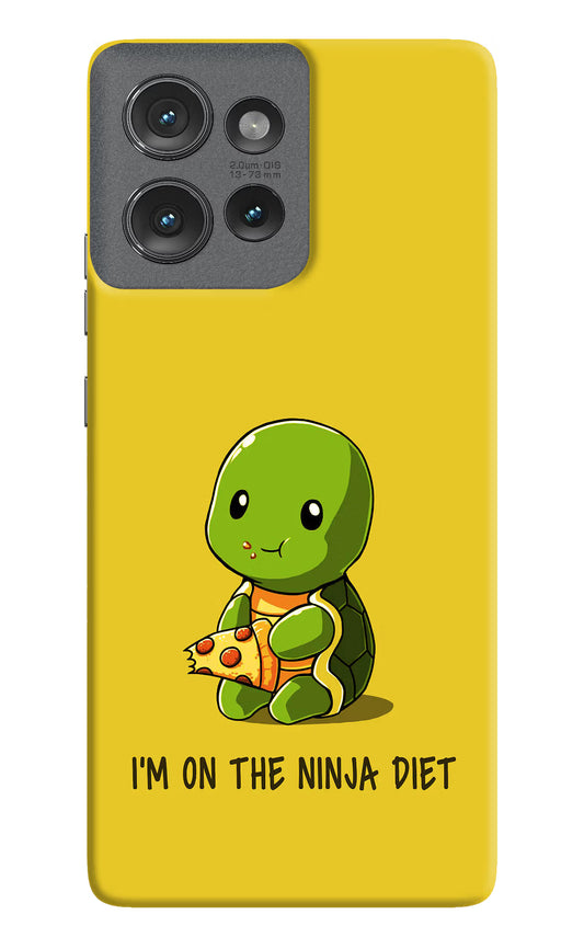 I'm on Ninja Diet Moto Edge 50 Hard Case Back Cover by Casekaro