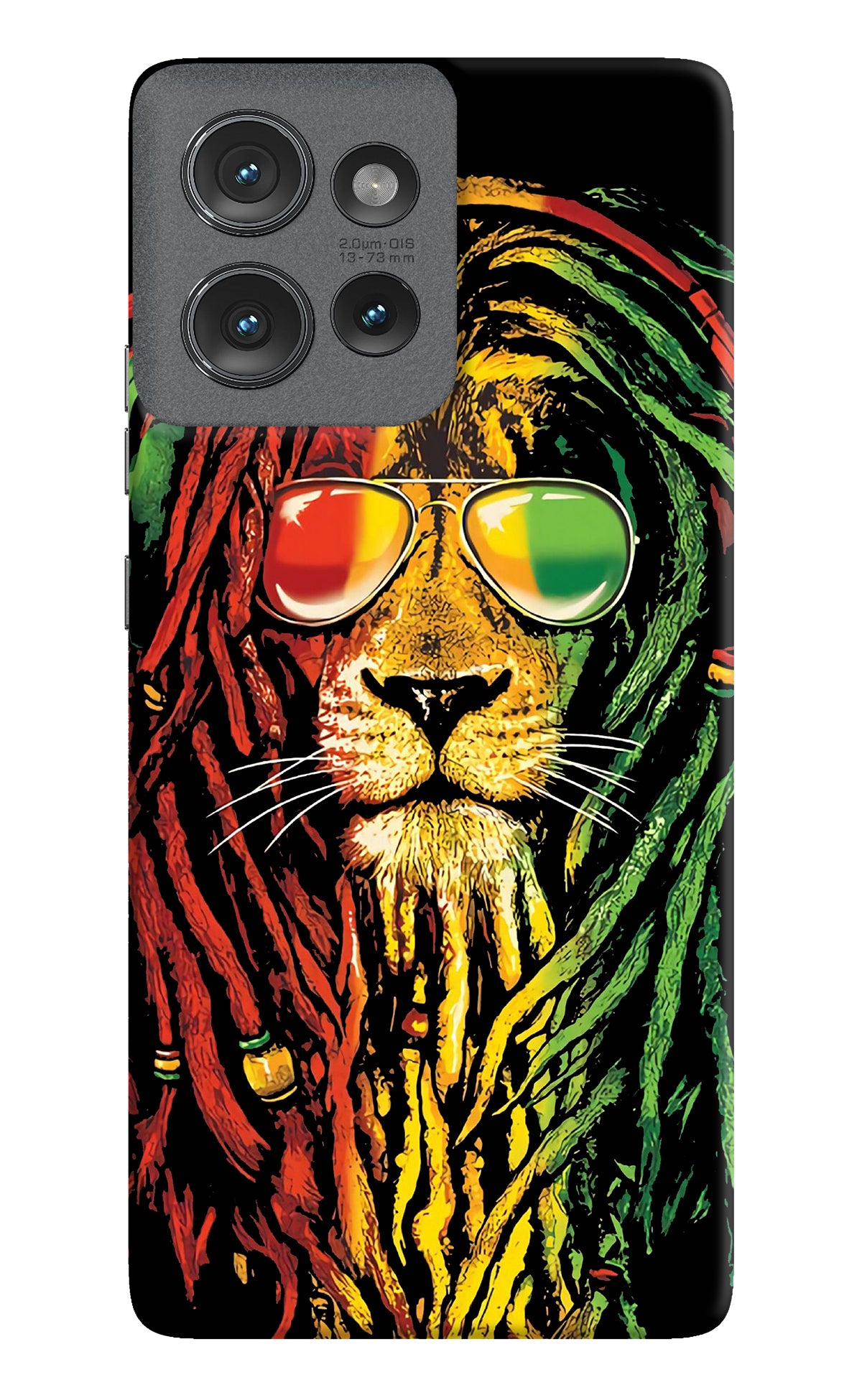 Rasta Lion Moto Edge 50 Back Cover