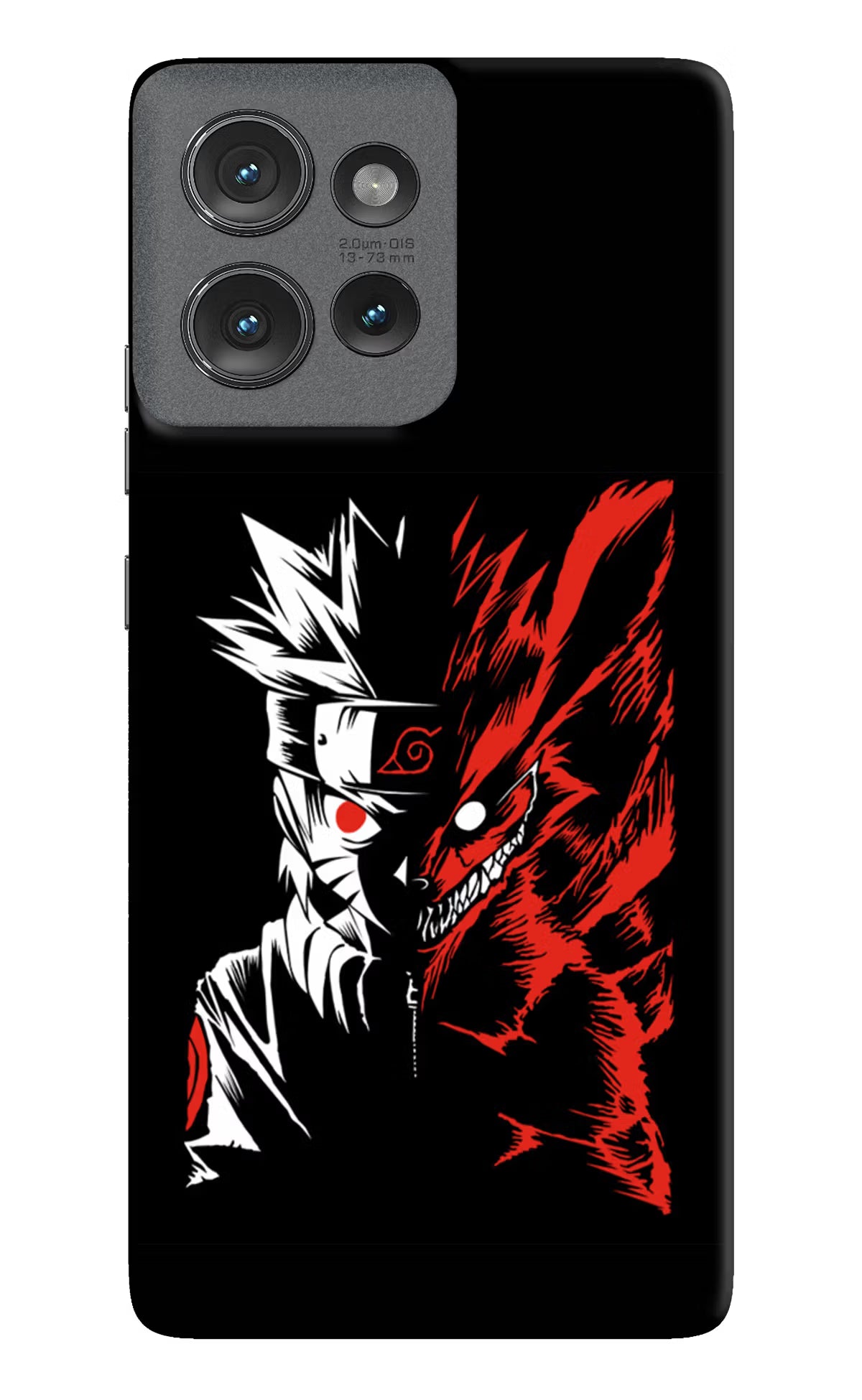 Naruto Two Face Moto Edge 50 Hard Case Back Cover by Casekaro