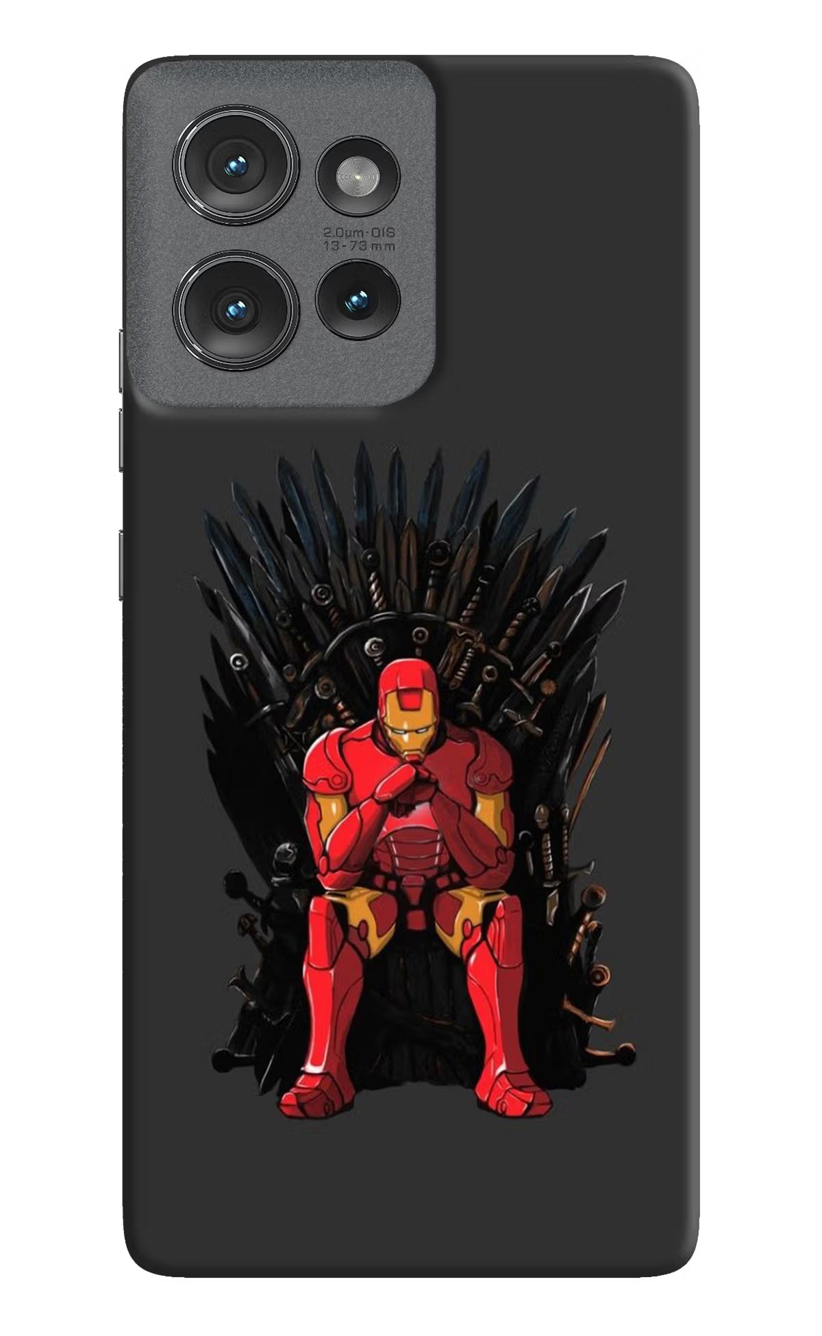 Ironman Throne Moto Edge 50 Hard Case Back Cover by Casekaro