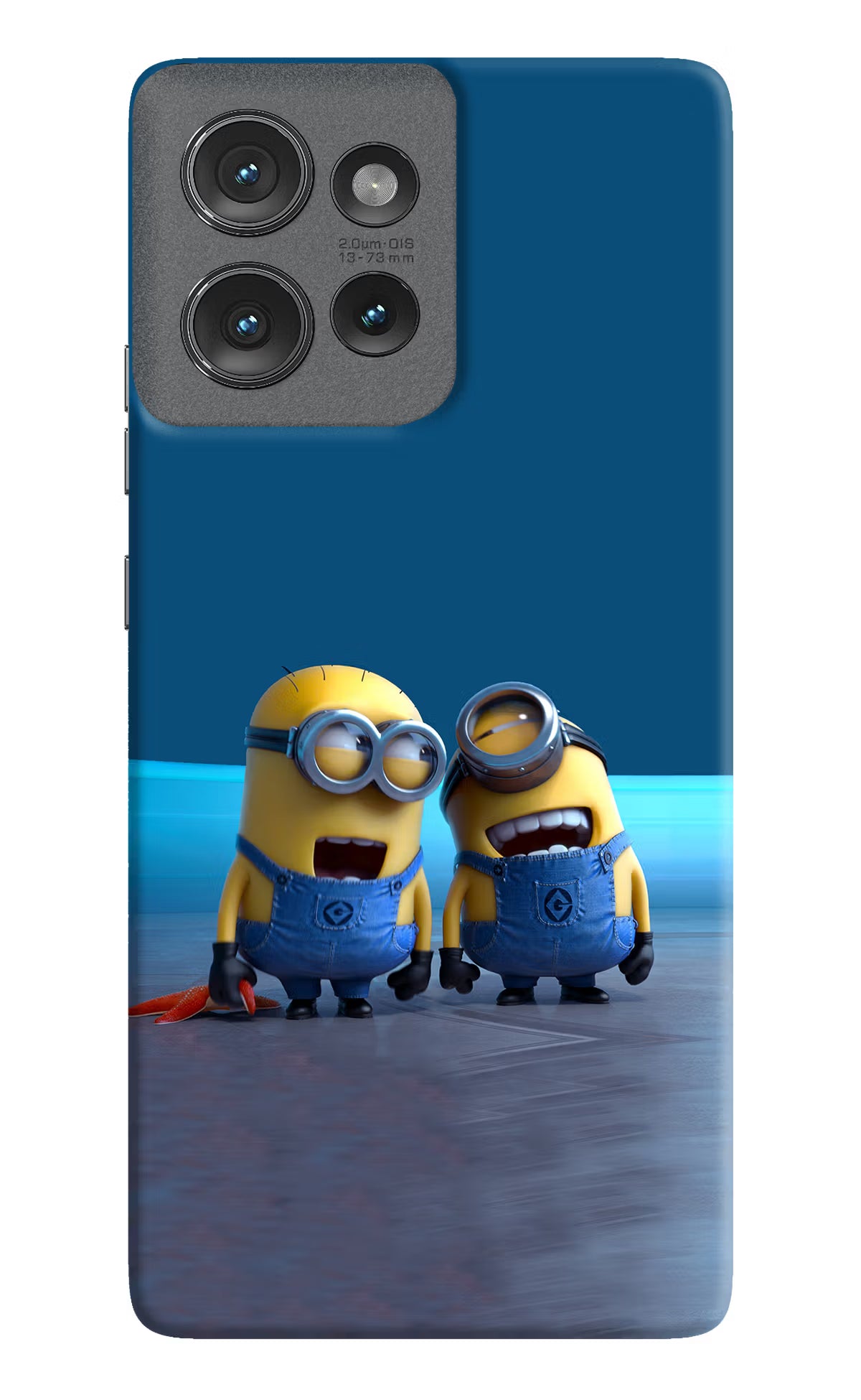 Minion Laughing Moto Edge 50 Hard Case Back Cover by Casekaro