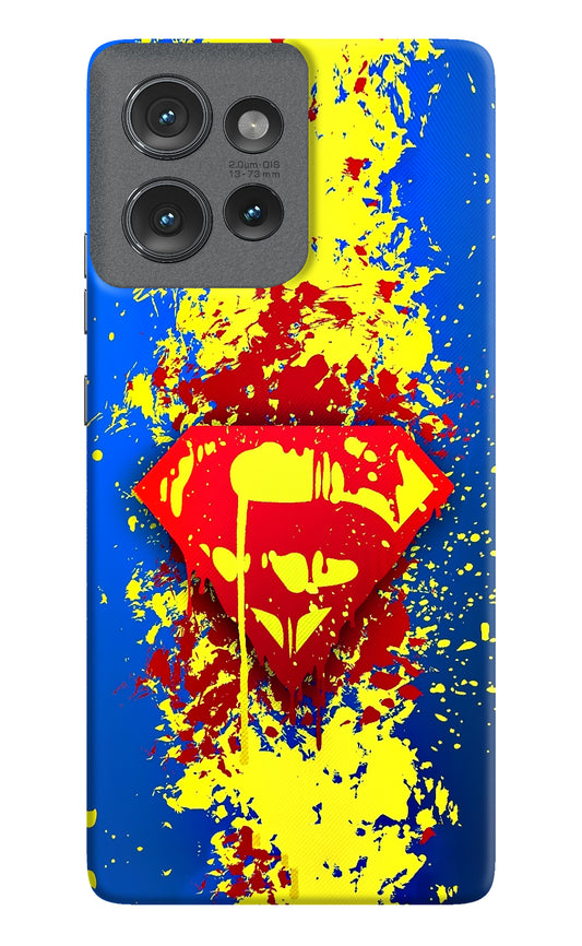 Superman logo Moto Edge 50 Back Cover