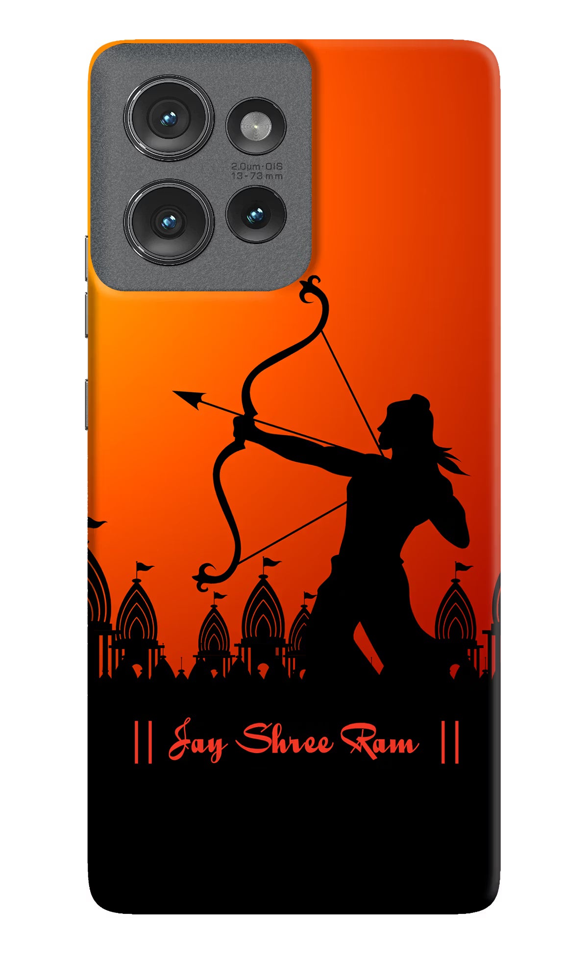 Lord Ram - 4 Moto Edge 50 Hard Case Back Cover by Casekaro