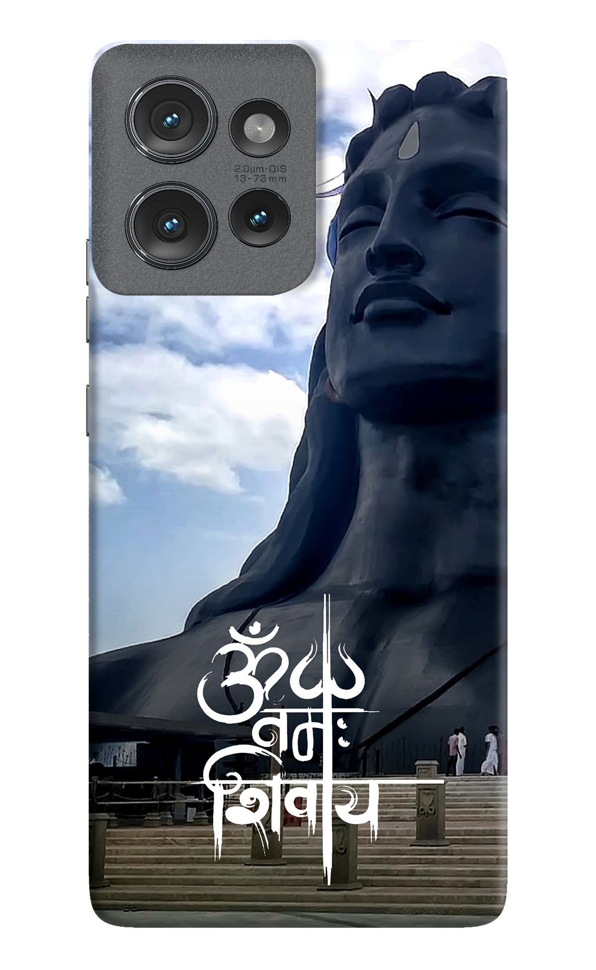 Om Namah Shivay Moto Edge 50 Back Cover