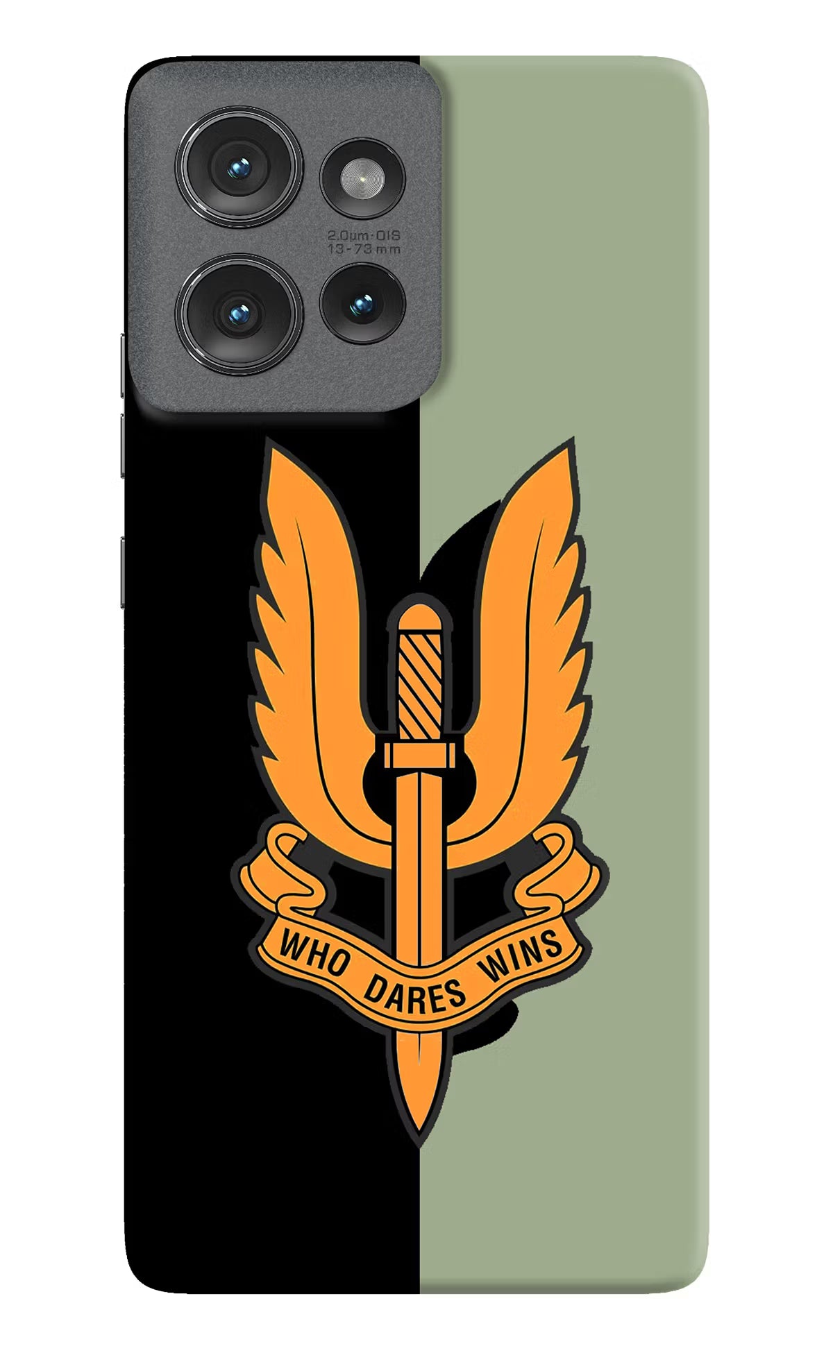 Balidan Logo Moto Edge 50 Hard Case Back Cover by Casekaro