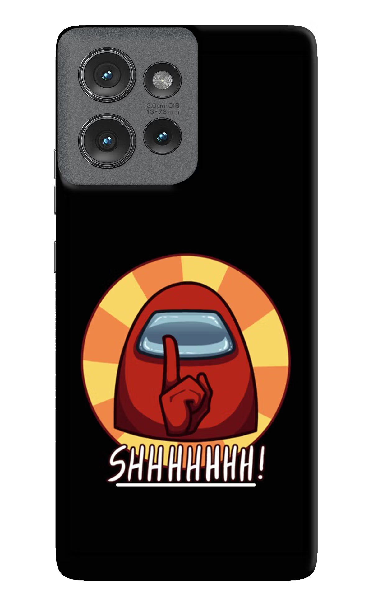 Among Us Shhh! Moto Edge 50 Hard Case Back Cover by Casekaro