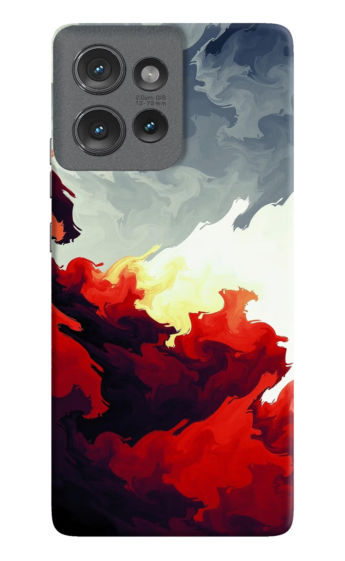 Fire Cloud Moto Edge 50 Hard Case Back Cover by Casekaro