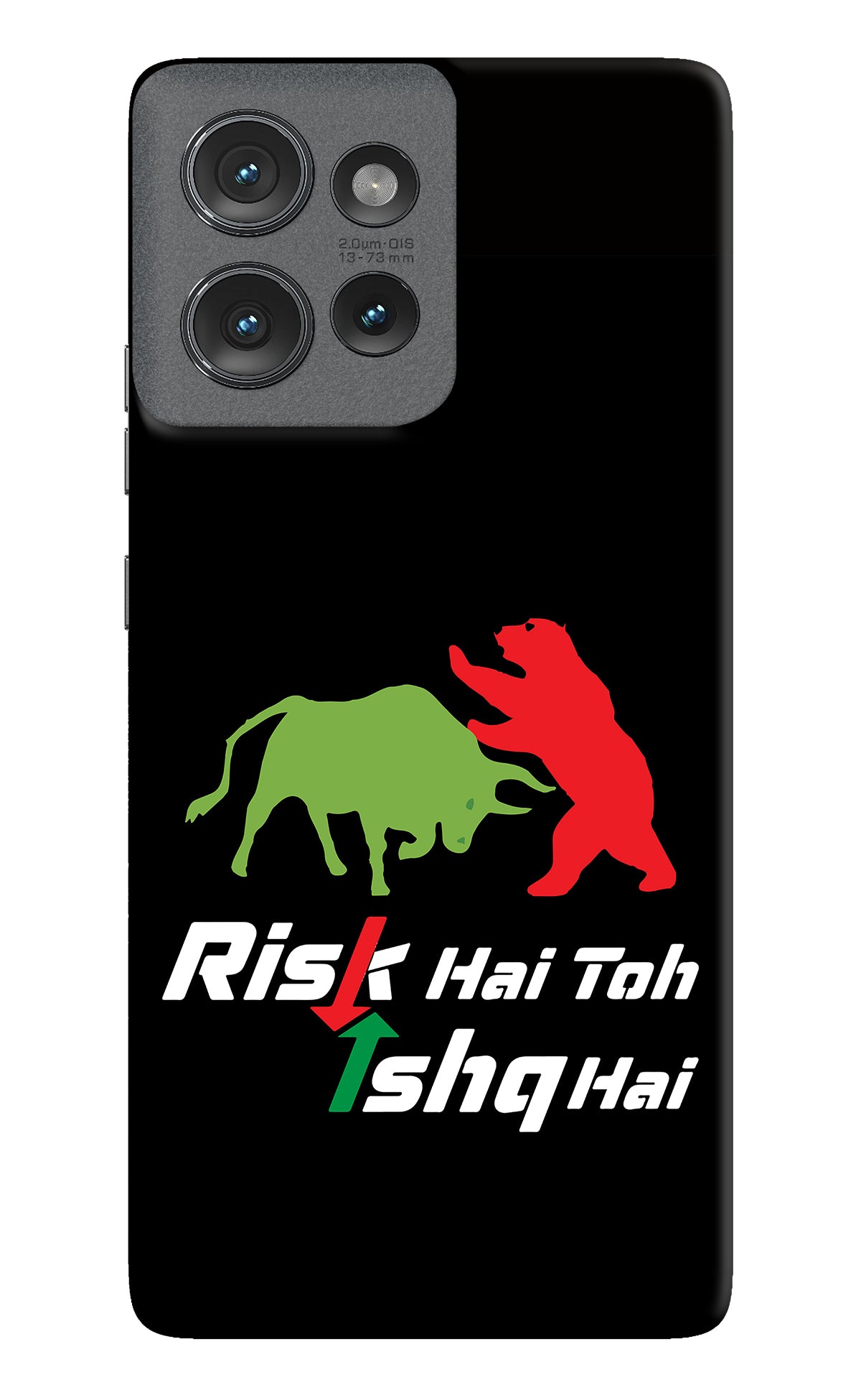 Risk Hai Toh Ishq Hai Moto Edge 50 Back Cover