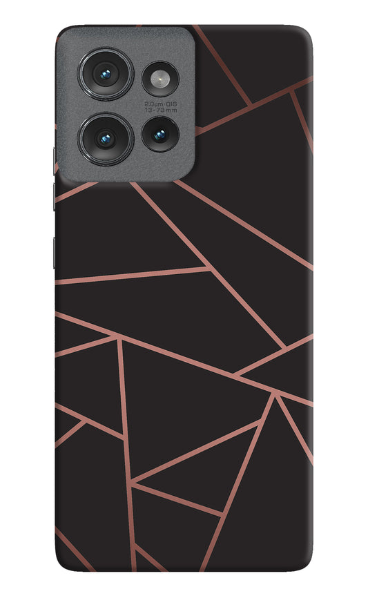 Geometric Pattern Moto Edge 50 Back Cover