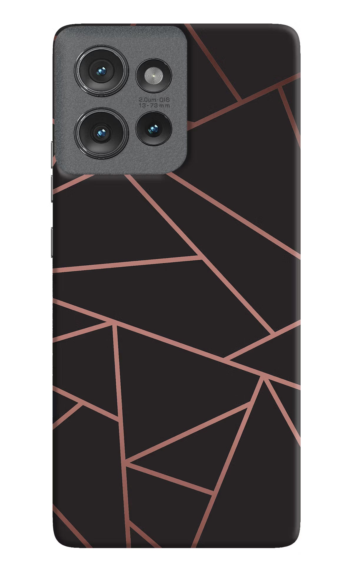 Geometric Pattern Moto Edge 50 Hard Case Back Cover by Casekaro
