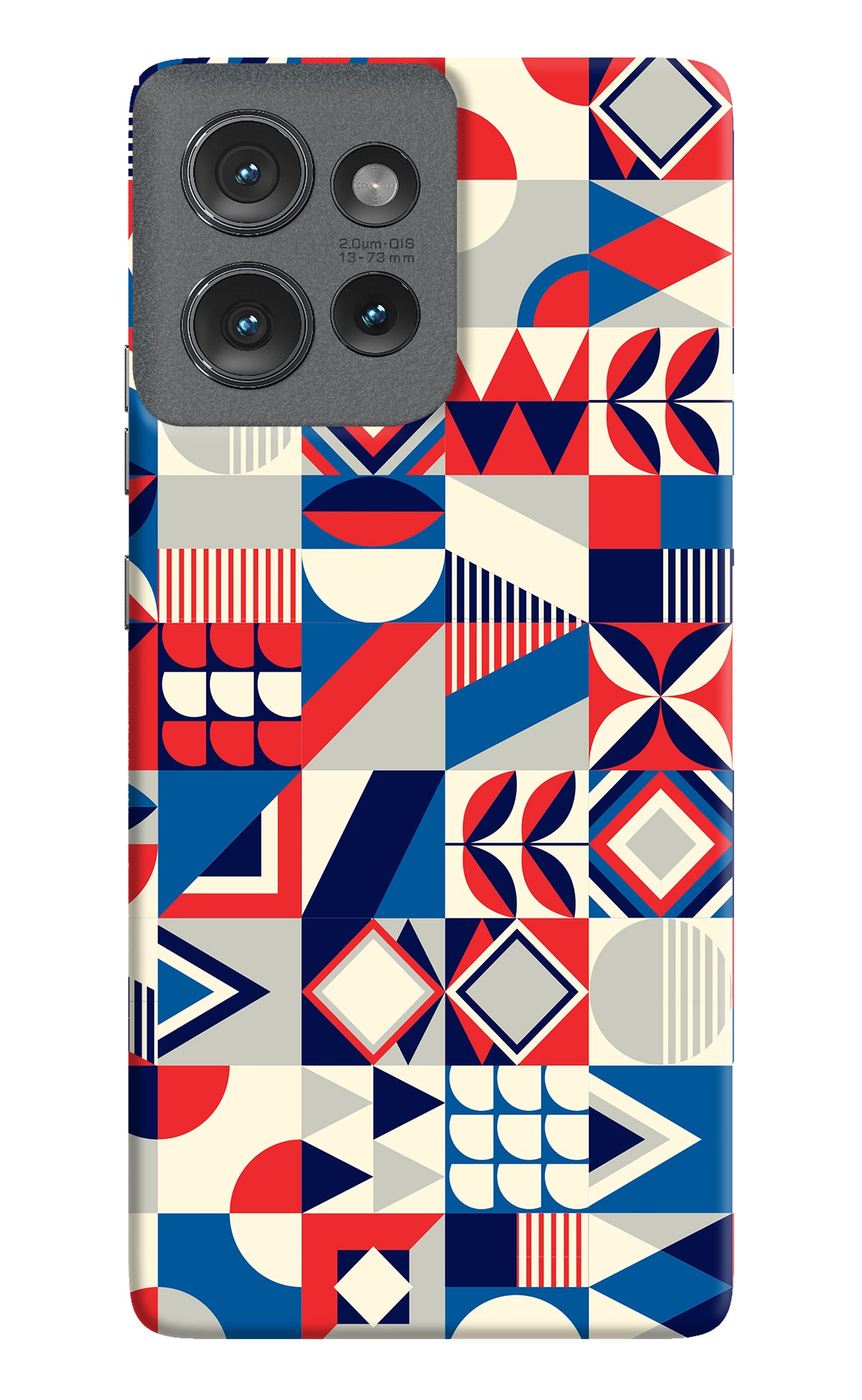 Colorful Pattern Moto Edge 50 Back Cover