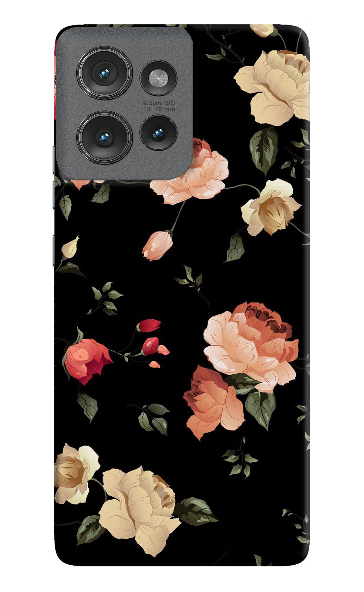 Flowers Moto Edge 50 Hard Case Back Cover by Casekaro