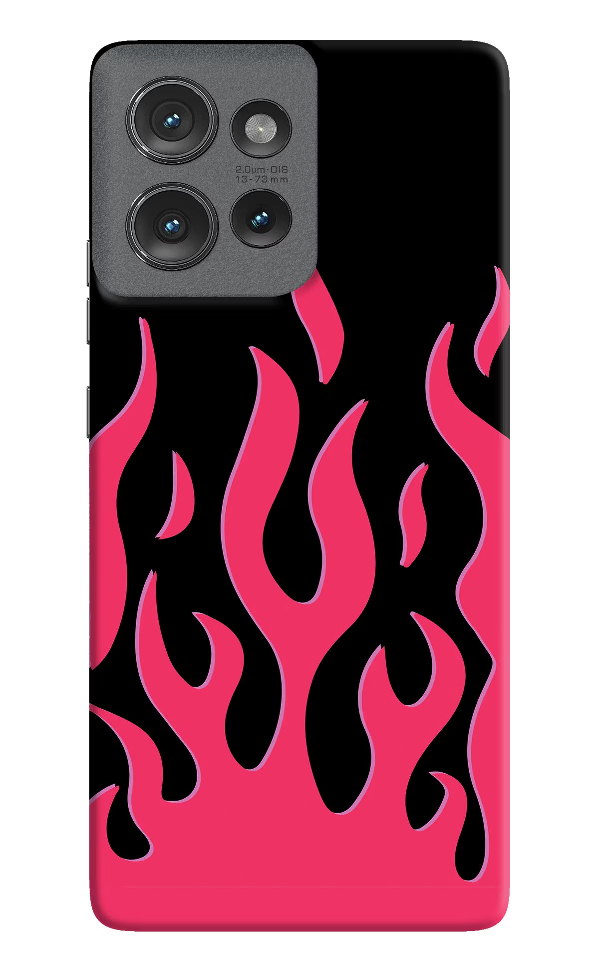 Fire Flames Moto Edge 50 Hard Case Back Cover by Casekaro