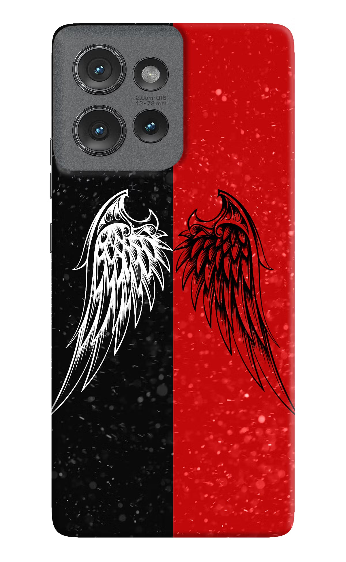 Wings Moto Edge 50 Hard Case Back Cover by Casekaro