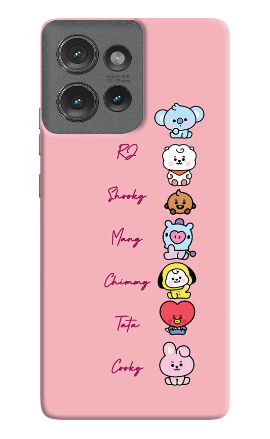 BTS names Moto Edge 50 Hard Case Back Cover by Casekaro