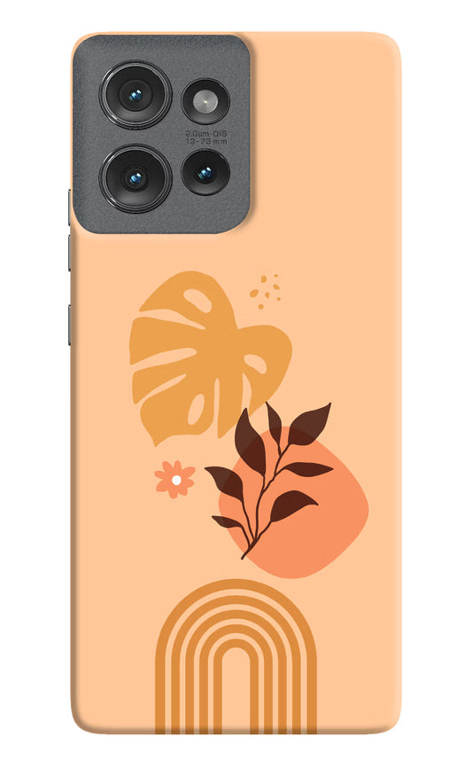 Bohemian Art Moto Edge 50 Hard Case Back Cover by Casekaro