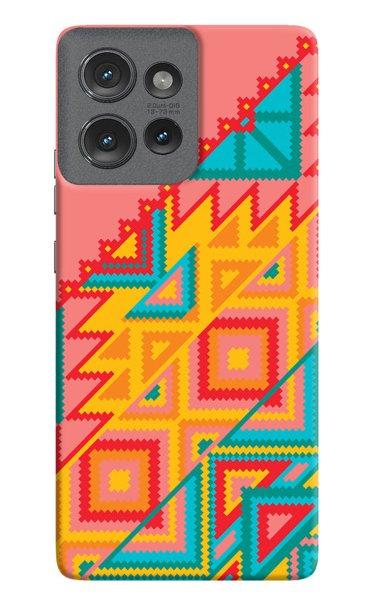 Aztec Tribal Moto Edge 50 Back Cover