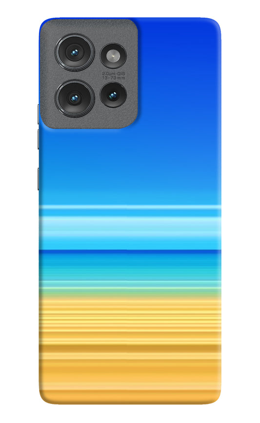 Beach Art Moto Edge 50 Back Cover