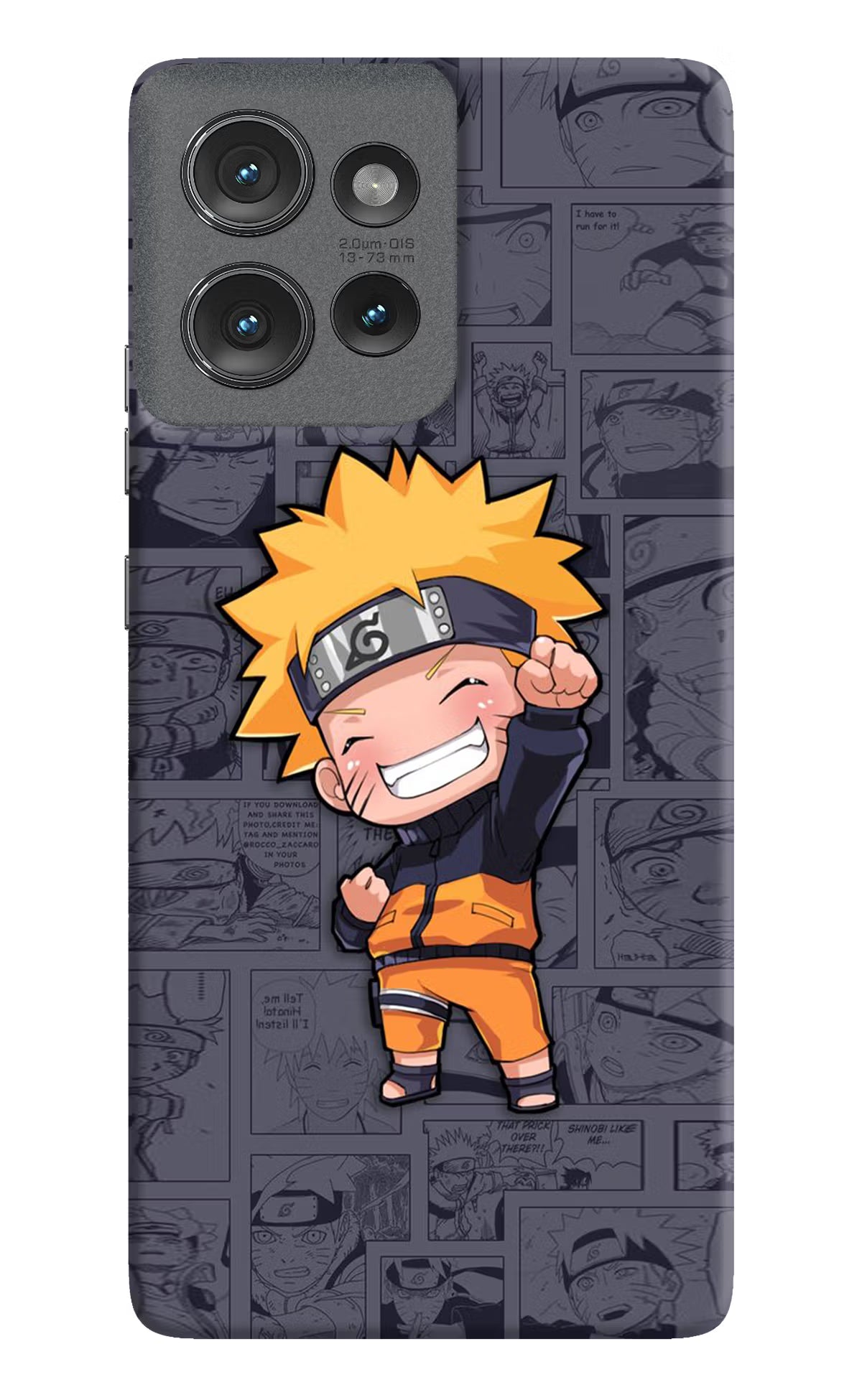 Chota Naruto Moto Edge 50 Hard Case Back Cover by Casekaro