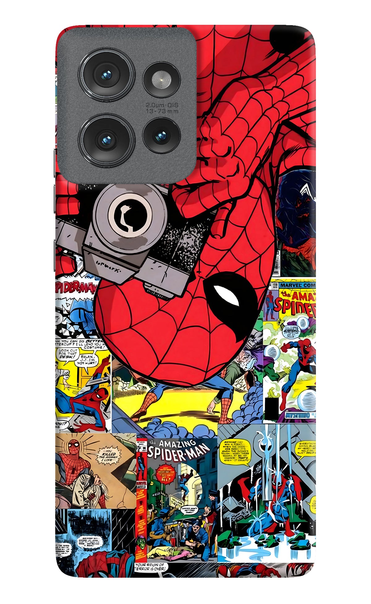 Spider Man Moto Edge 50 Back Cover