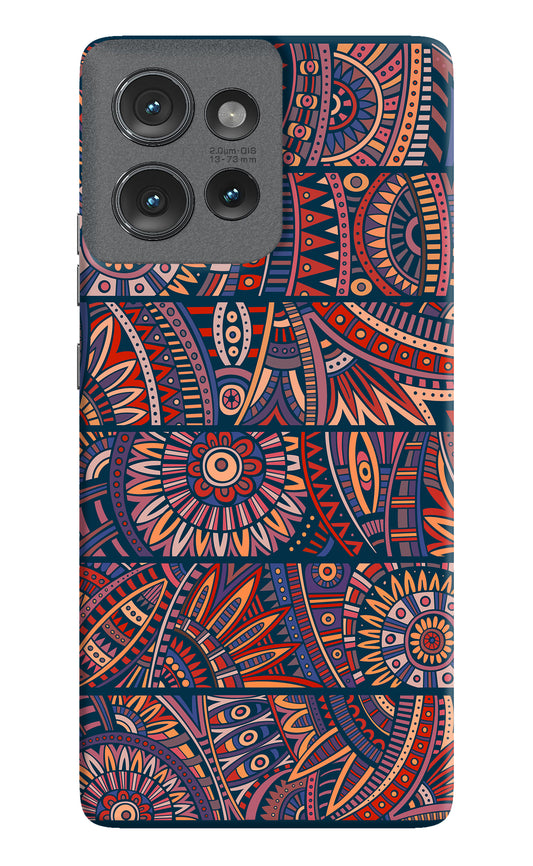 African Culture Design Moto Edge 50 Back Cover