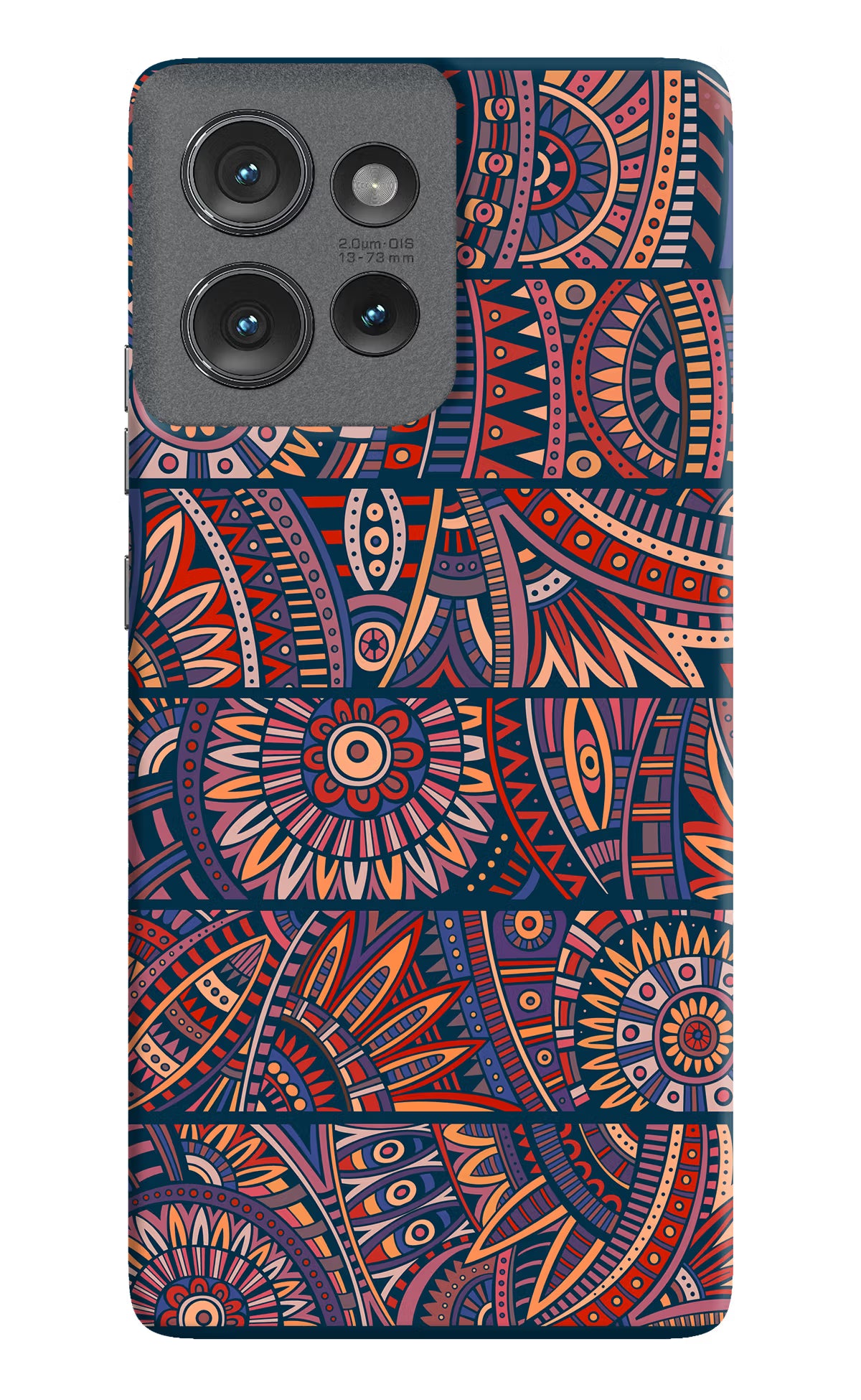 African Culture Design Moto Edge 50 Hard Case Back Cover by Casekaro