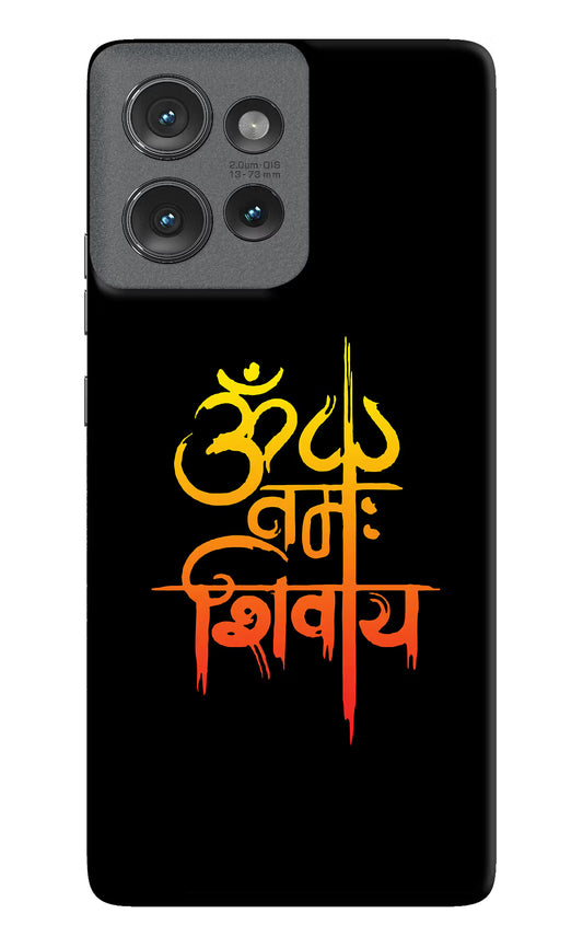 Om Namah Shivay Moto Edge 50 Hard Case Back Cover by Casekaro
