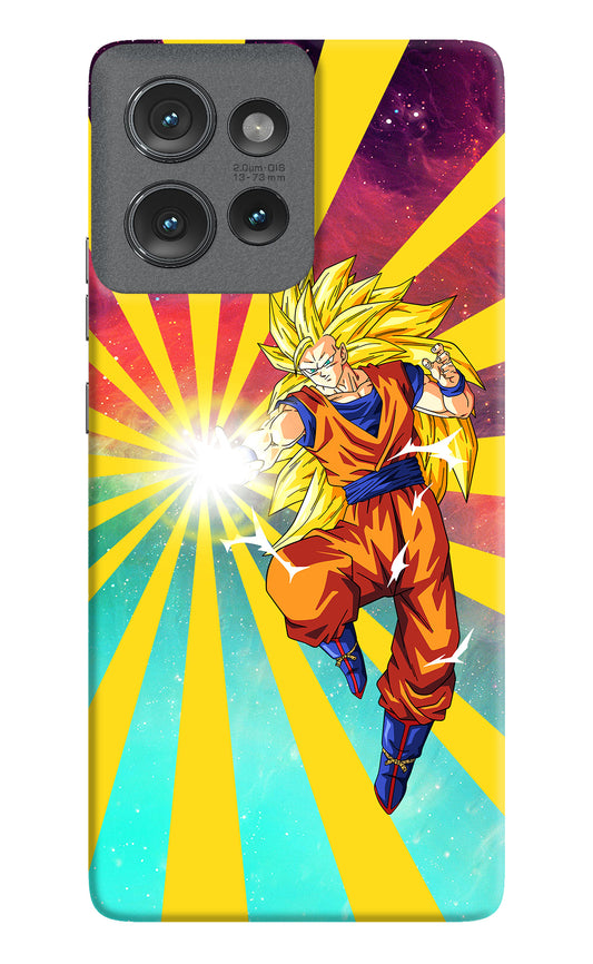 Goku Super Saiyan Moto Edge 50 Back Cover